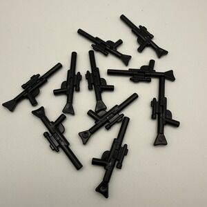 LEGO Star Wars Long Blaster Rifle LOT of 10x Weapon Sniper Gun Minifig Accessory